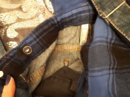 Джинсовый комбинезон 110/ куртка 110-116