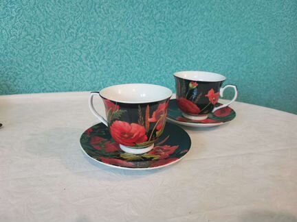 Чашка с блюдцем. 2 пары