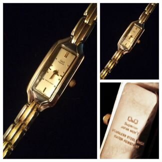 Часы.Новые.Q&Q с браслетом.Япония