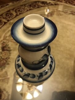 Гжель подсвечник
