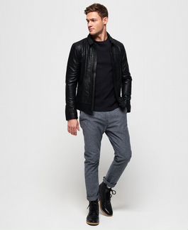 Кожаная куртка Superdry Curtis Leather Jacket
