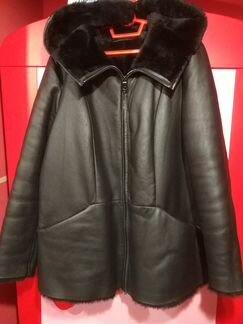 Дубленка Le Monique черная