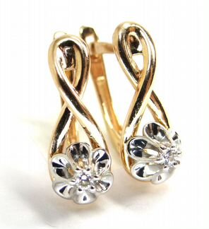 Золотые серьги 