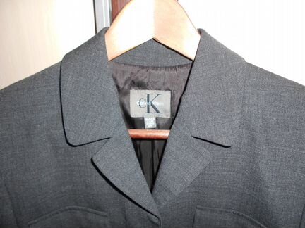 Пиджак Calvin Klein шерсть новый 44