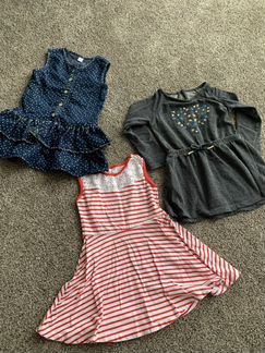 Вещи пакетом на девочку, платья, размер 2-4 года