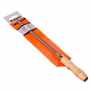 Напильник ермак с дерев/ручкой, круглый, 200 мм