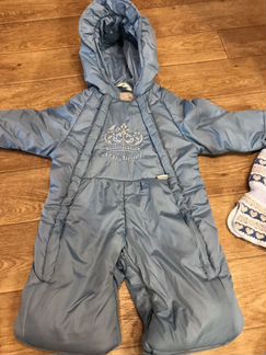 Комбинезон на малыша 74 см+шапка-шлем в подарок