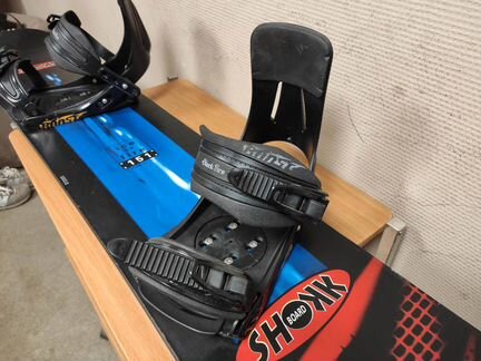 Сноуборд Shokk Ice on Fire 151 + Black fire