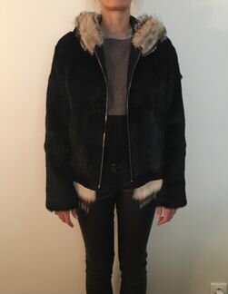 Куртка из меха кролика Yves Salomon