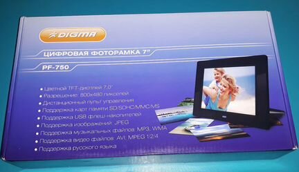 Цифровая фоторамка Digma PF-750
