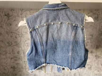 Джинсовая жилетка H&M