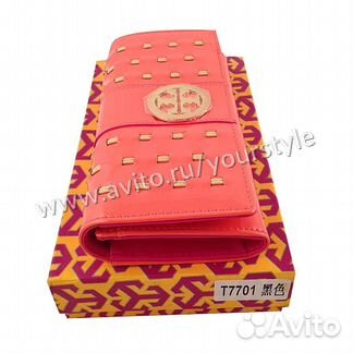 Женский кожаный кошелек Tory Burch арт.7701-3