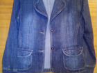 Пиджак джинсовый, новый 46-48 объявление продам