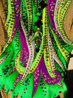 Купальник для художественной гимнастики 134-140см