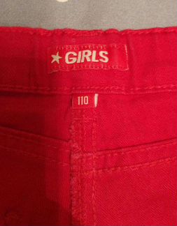 Джинсы скинни для девочки 104-110