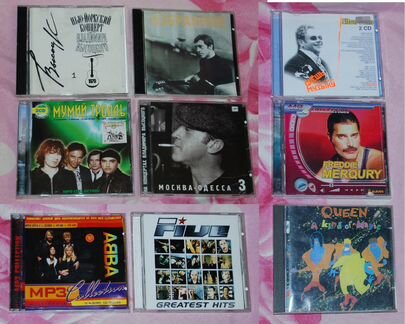 CD диски разные,queen,Высоцкий,Стинг,Поп,Рок