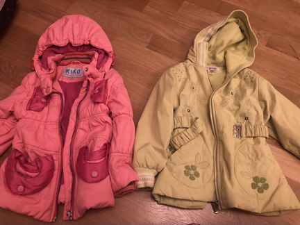 Куртка 2 шт 104 раз осень