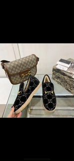 Gucci,Эспадрильи-лоферы 2020,Оригинал,тёплые, новы