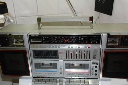 Легендарная магнитола Sharp WF939Z Silver Альбинос