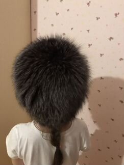 Шапка чернобурка на ог 54/55