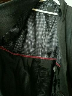 Пальто шерстяное демисезон. Р.44