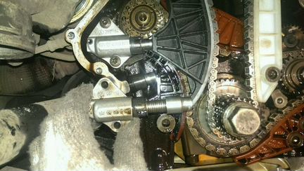 Замена цепи грм cdab cawa caxa, масложер