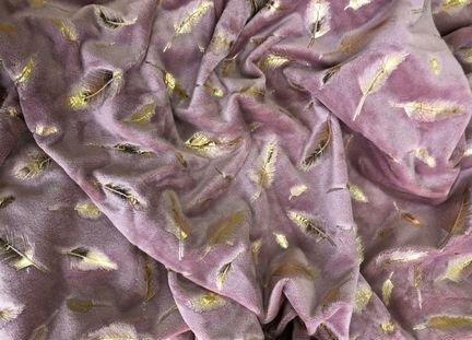 Плюш с глиттером