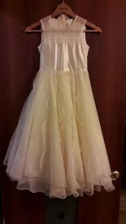 Платье с перчатками