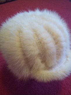 Норковая шапка берет