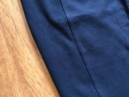 Юбка карандаш трикотажная синяя Uniqlo размер М